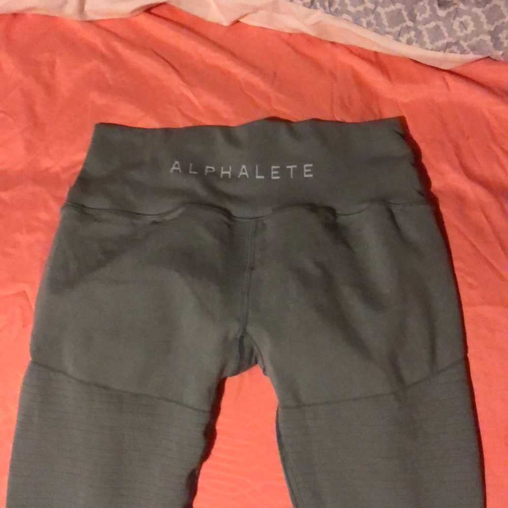 Alphalete leggings on hold trading reserved